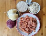 Foto del passaggio 1 della ricetta Pasta al forno di rapa rossa e salmone