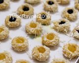 Foto langkah ke 5 dari resep Blueberry Lemon Thumbprint Cookies with Cheese Super nagih.