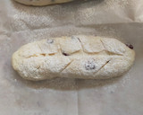 Foto langkah ke 9 dari resep Cranberry Cheese Bread (Tanpa Telur).