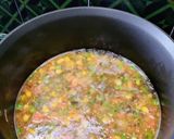 A picture of step 5 of Sweet Corn Soup.