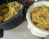 A picture of step 14 of Dajjad khubus pilaf without oven.