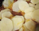 A picture of step 4 of Aloo karahi masaly wali.