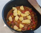 Foto del paso 4 de la receta Ternera guisada con pimientos y cebolla