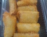 Foto langkah ke 4 dari resep Lumpia Kue Keranjang Tabur Wijen.