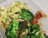 Foto del paso 7 de la receta: Cuscús de brócoli, pollo y naranja