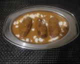 A picture of step 7 of Jain Malai kofta.