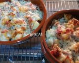 Foto del paso 4 de la receta Patatas con bacon y mozzarella