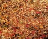 A picture of step 4 of One Pot Stuffed Pepper Casserole.