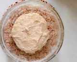 Foto langkah ke 3 dari resep Cranberries Sourdough Bread 77%.