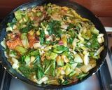 Foto del paso 4 de la receta Arroz con tortilla de verduras y chunchules