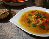 Foto del paso 10 de la receta: Sopa de granos de avena con beicon 🥓