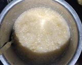 A picture of step 1 of Moong dal Khichdi.