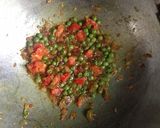 A picture of step 2 of Veg Poha.