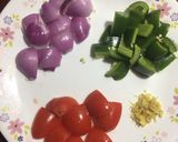 A picture of step 1 of Soya Tikka Masala.