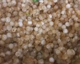 A picture of step 4 of Sabudana Khichadi.