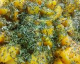 A picture of step 6 of Sesame chilli potato.