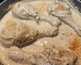 Foto del paso 9 de la receta: Muslitos de pollo con patatas y salsa de almendras