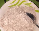 A picture of step 4 of Chocolate Swiss roll cake.