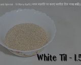A picture of step 1 of Sankranti Special Kesar Til Mava Barfi Recipe.