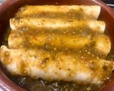 A picture of step 3 of Chicken Enchiladas with Green Sauce.