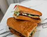 صورة لخطوة 11 من وصفة ساندوتش الدبل صوص 🍞