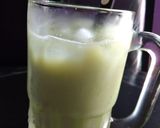 Foto langkah ke 4 dari resep Green tea ice untuk 1 gelas.