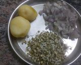 முளைக்கட்டிய பச்சைப்பயறு சமோசா ரெசிபி ஸ்டேப் 3 புகைப்படம்