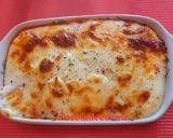 Foto del paso 5 de la receta: Huevos con chorizo picante en salsa bechamel
