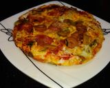 A picture of step 4 of Lunch Meat Egg Frittata by Chef Hamdy Morsy.