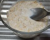 รูปขั้นตอนการทำที่ 1 ของ Overnight Oat Banana Pancake