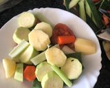 Foto del paso 1 de la receta Crema de Verduras y Pollo (Mambo/ Thermomix)