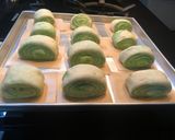 Foto langkah ke 6 dari resep Pandan Swirl Mantou.