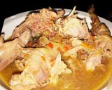 A picture of step 8 of Shurba chicken.
