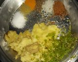 A picture of step 1 of Aloo tikki burgers.