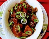 A picture of step 8 of Sweet and shower chilli chicken.