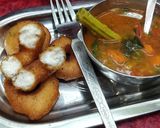 मेदूवडा सांबार (medu vada sambhar recipe in marathi) रेसिपी स्टेप 9 फोटो 