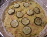 A picture of step 3 of Salmon, saffron and vegetable pie.