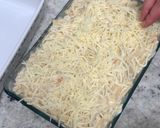 A picture of step 4 of Shrimp Macaroni Pie.