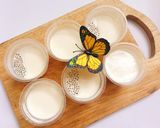 Hình bước làm 4 của món Sữa chua sắc màu