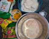 Foto langkah ke 2 dari resep Cinnamon Roll (Roti Tanpa Ulen-Margarin).