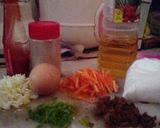 A picture of step 1 of Japanese Okonomiyaki by Leli.