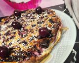 A picture of step 4 of Cherry Clafoutis.