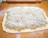 Diós-almás linzer rolád recept fázis 3 fotója