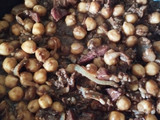 Garbanzos con jamón y morcilla de Ávila