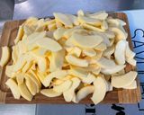 Une image de l'étape 2 de Gâteau aux pommes, mascarpone, vanille et érable.