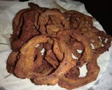 A picture of step 9 of Crispy onion rings#Appetizzer#myfavriteasterdish.