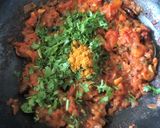 A picture of step 4 of Tomato Kothimeera Pachadi (Tomato Coriander Leaves Chutney - Andhra / Telangana Style).