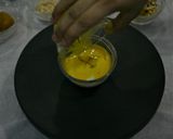 A picture of step 1 of Boondi ladoo parfait.
