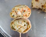 A picture of step 5 of Crispy cheese paneer pinwheel.