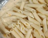 A picture of step 4 of Jain pasta.